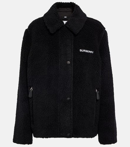 Chaqueta de forro polar bordada - Burberry - Modalova