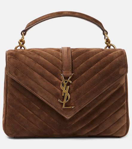 CollÃ¨ge Medium suede shoulder bag - Saint Laurent - Modalova