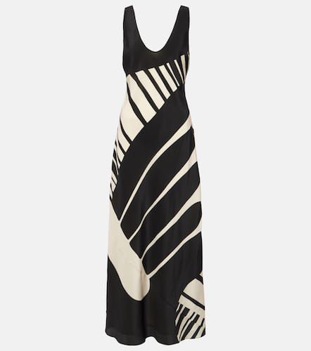 Arte printed silk satin slip dress - SIR - Modalova