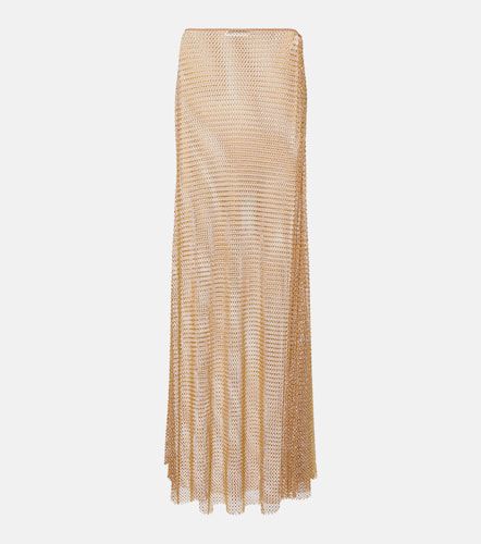 Crystal-embellished mesh maxi skirt - Self-Portrait - Modalova