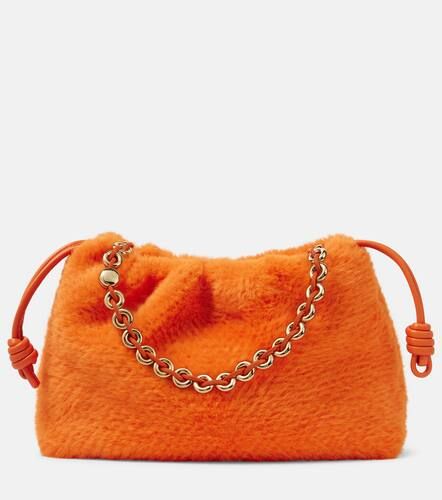 Flamenco Large faux fur clutch - Loewe - Modalova