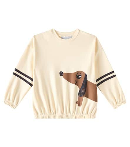 Dog striped cotton sweatshirt - Mini Rodini - Modalova