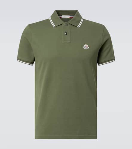 Moncler Polo de piqué de algodón - Moncler - Modalova