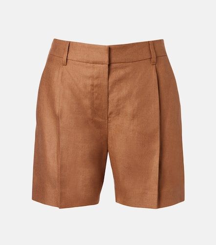 Bermudas de lino de tiro medio - Brunello Cucinelli - Modalova