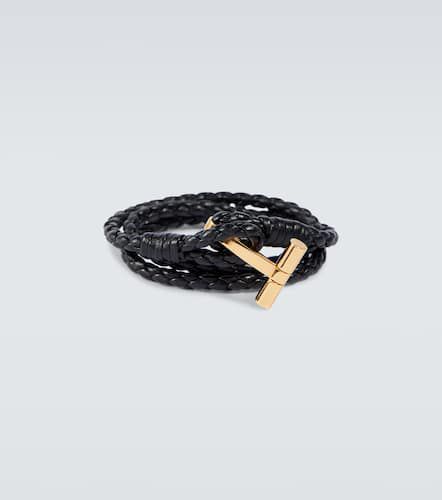 Tom Ford Braided leather bracelet - Tom Ford - Modalova