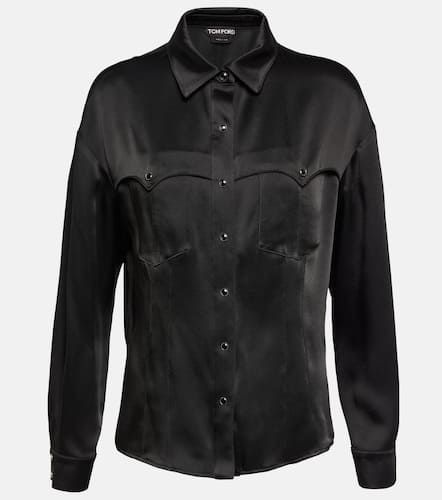 Tom Ford Camicia in raso - Tom Ford - Modalova