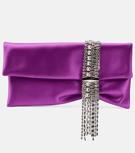 Zandra Small embellished satin clutch - Jimmy Choo - Modalova