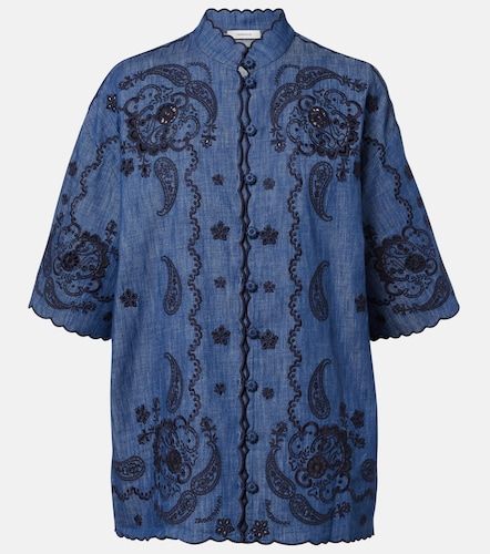 Camicia di jeans Aster con ricamo - Zimmermann - Modalova