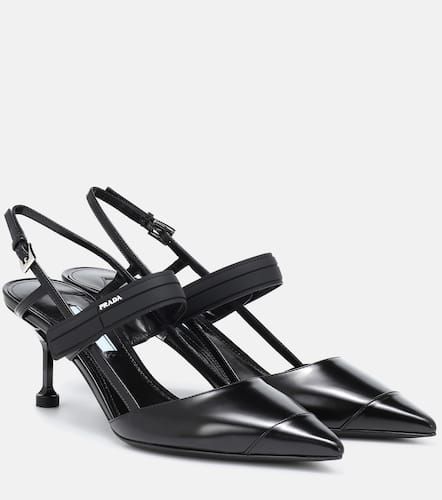 Prada Slingback-Pumps aus Leder - Prada - Modalova