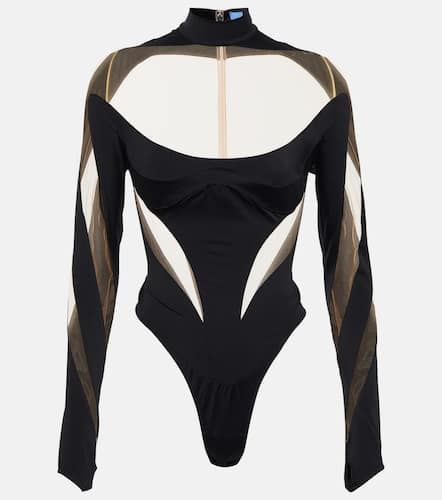 Mugler Body con malla - Mugler - Modalova