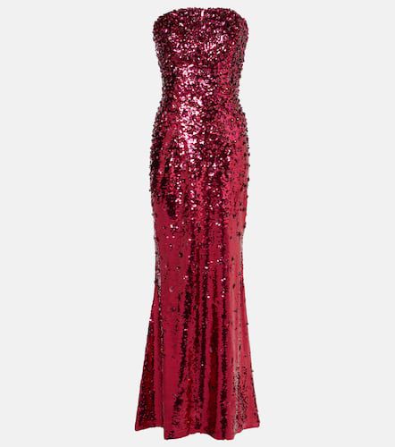 Sequined strapless gown - Carolina Herrera - Modalova