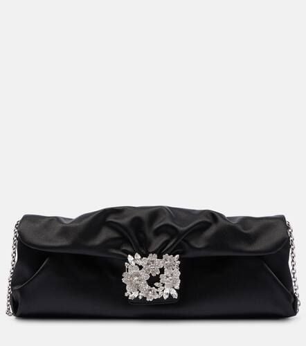 Verzierte Clutch aus Satin - Roger Vivier - Modalova