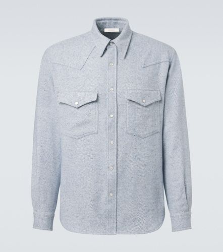 Giacca camicia Kevin in cashmere e seta - Umit Benan - Modalova