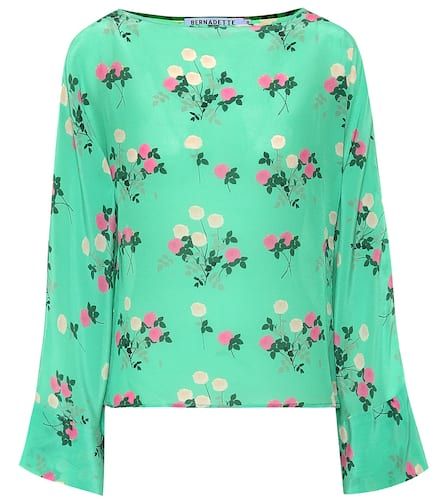 BERNADETTE Top Gemma de seda floral - BERNADETTE - Modalova