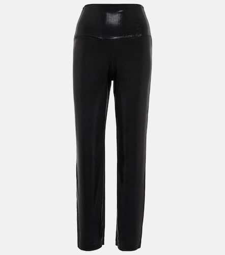 High-rise lamÃ© pants - Norma Kamali - Modalova