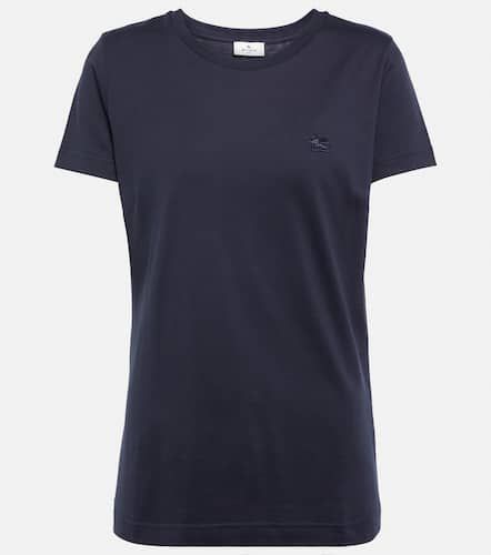Camiseta de jersey de algodón estampada - Etro - Modalova