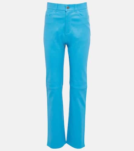 Pantalones Terry de piel de tiro alto - Stouls - Modalova