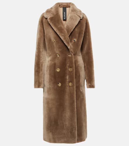 Double-breasted shearling coat - Blancha - Modalova