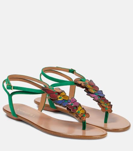 Sandalias Papillon de ante - Aquazzura - Modalova