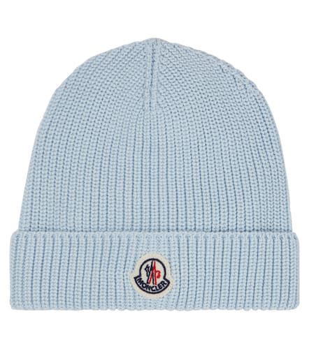 Ribbed-knit cotton beanie - Moncler Enfant - Modalova