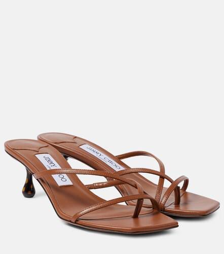 Jimmy Choo Etana 50 leather mules - Jimmy Choo - Modalova