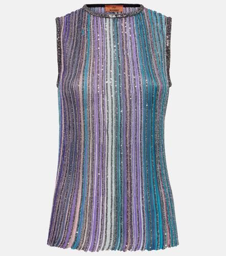 Top de lamé a rayas con lentejuelas - Missoni - Modalova