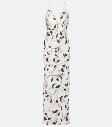 Robe longue imprimée en soie - Stella McCartney - Modalova