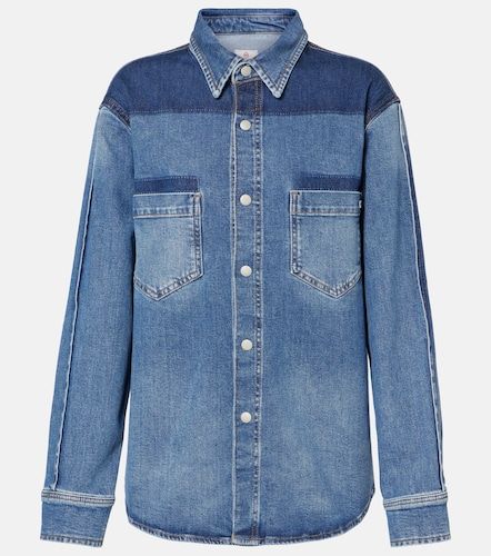 Camisa Monaco de denim patchwork - AG Jeans - Modalova