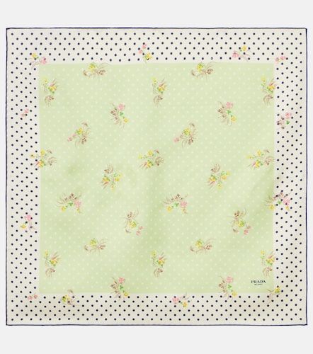 Prada Printed silk twill scarf - Prada - Modalova