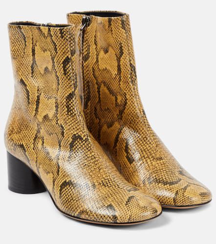 Laeden leather ankle boots - Isabel Marant - Modalova