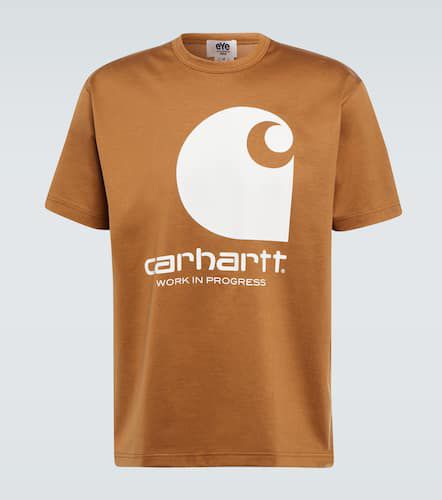 X Carhartt - T-shirt in jersey di cotone con stampa - Junya Watanabe - Modalova