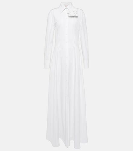 Appliqué cotton poplin gown - Valentino - Modalova