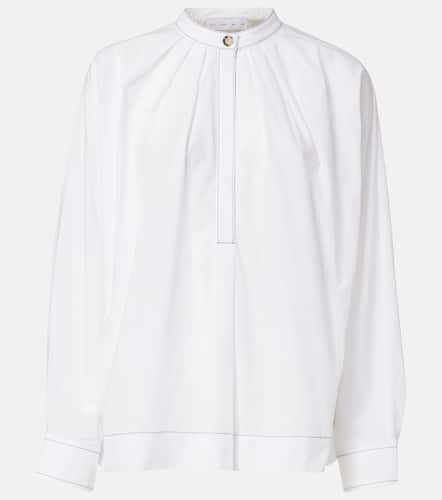 Pleated cotton poplin shirt - Proenza Schouler - Modalova