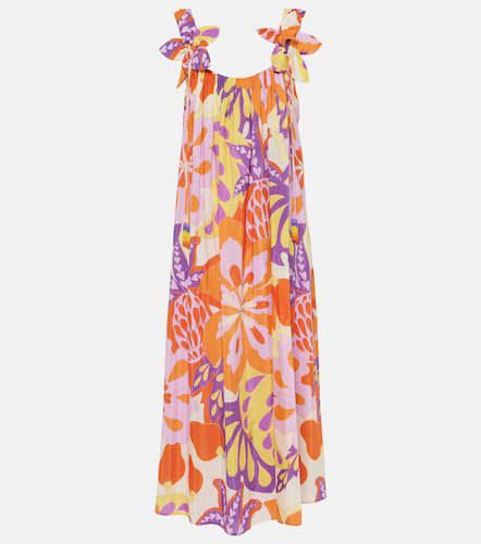 Lee floral cotton-blend maxi dress - Farm Rio - Modalova