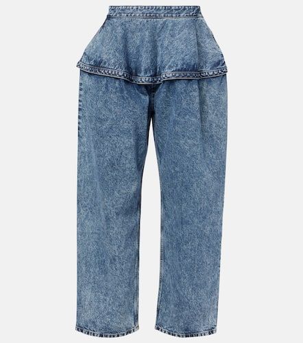 Alaïa Low-Rise Wide-Leg Jeans - Alaia - Modalova