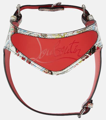 Loubiharness printed leather dog harness - Christian Louboutin - Modalova