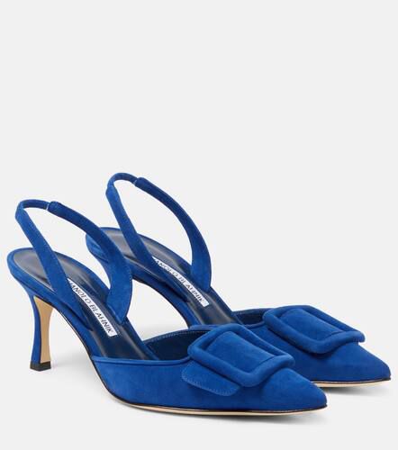 Pumps slingback Maysli in suede - Manolo Blahnik - Modalova