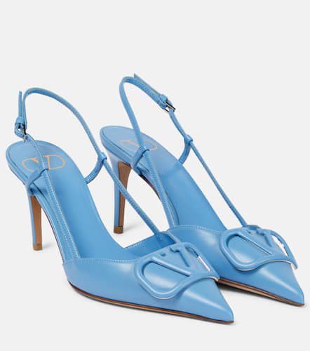 Slingback-Pumps VLogo Signature aus Leder - Valentino Garavani - Modalova