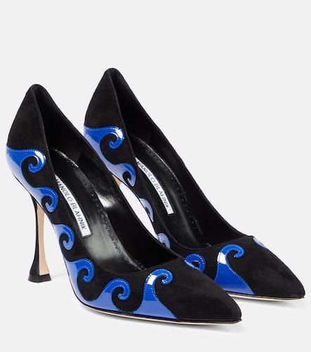 Pumps Kasai in suede e vernice - Manolo Blahnik - Modalova