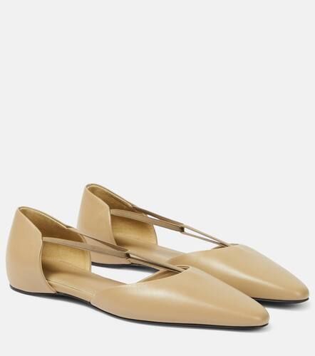 Toteme T-strap leather flats - Toteme - Modalova