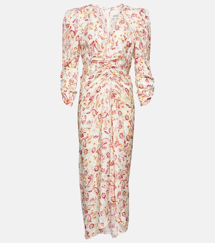 Albini printed silk-blend midi dress - Isabel Marant - Modalova