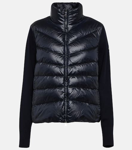Moncler Down-paneled wool jacket - Moncler - Modalova