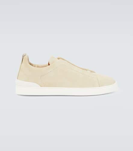 Sneakers Triple Stitch aus Veloursleder - Zegna - Modalova