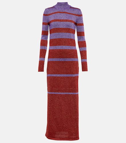 Striped knit maxi dress - Rabanne - Modalova