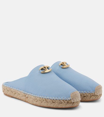 Espadrilles VLogo Moon aus Leder - Valentino Garavani - Modalova