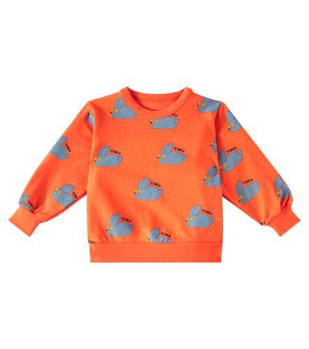 Rabbits printed cotton-blend sweatshirt - Tinycottons - Modalova