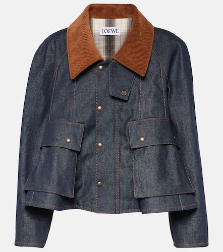 Loewe Chaqueta Trapeze de denim - Loewe - Modalova