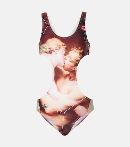 The Kiss printed cutout swimsuit - Vivienne Westwood - Modalova