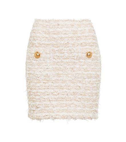 Balmain Embellished tweed miniskirt - Balmain - Modalova