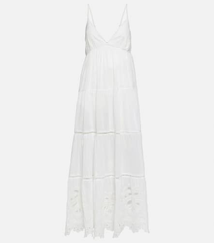 Michelle embroidered cotton maxi dress - Velvet - Modalova